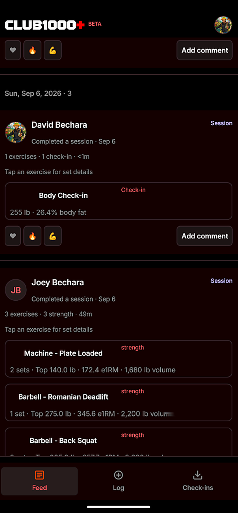 Community feed